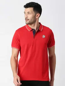 Pepe Jeans Men Polo Collar Pure Cotton T-shirt