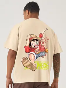 PRONK Men Graphic Printed Oversized T-shirt