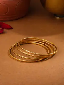 NVR Set Of 4 Gold-Plated Bangles