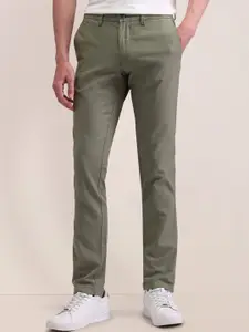 U.S. Polo Assn. Men Urban Slim Mid-Rise Slim Fit Trousers