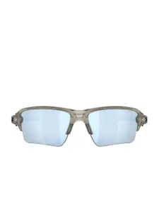 OAKLEY Men Polarized Blue Lens Rectangle Sunglasses - 0OO91889188J959