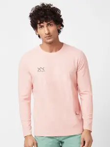 SPYKAR Long Sleeves Slim Fit Cotton T-Shirt