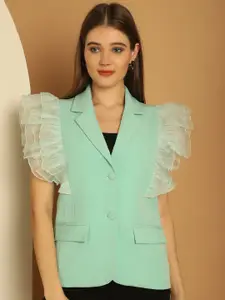 BLANC9 Single-Breasted Causal Blazer