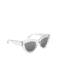 DressBerry Women UV Protected Cateye Sunglasses ES_60015-29-DB-Cat3-fGRY-GRY-CE
