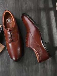 Auserio Men PU Leather Formal Oxford