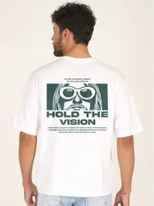 PRONK Men Oversized Graphic Printed T-shirt