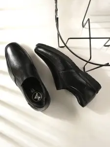 Auserio Men Leather Formal Slip-On Shoes