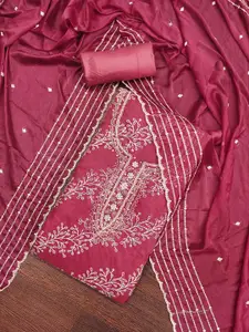 Maroosh Embroidered Organza Unstitched Dress Material