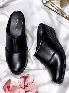 TRASE Wedge Heel Mules