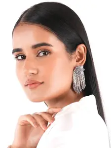 D'oro Contemporary Drop Earrings