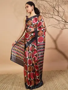 RACHNA Geometric Printed Saree