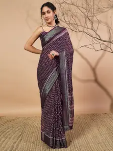 RACHNA Ethnic Motifs Printed Bagru Saree