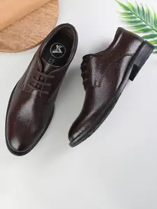 Auserio Men Leather Formal Derbys