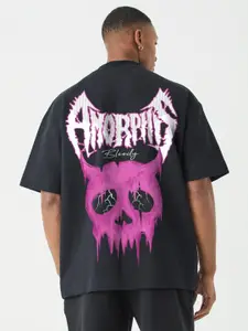 PRONK Men Oversized Graphic Print T-shirt