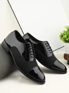 House of Pataudi Men Solid Oxfords Formal Shoes