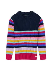 H By Hamleys Girls Striped Pullover