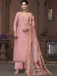 Maroosh Beads & Stones Embellished Unstitched Dress Material