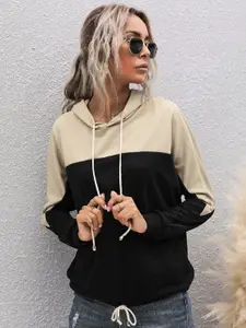 KPOP Women Colourblocked Pullover