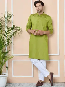 See Designs Men Striped Regular Kurta with Pyjamas