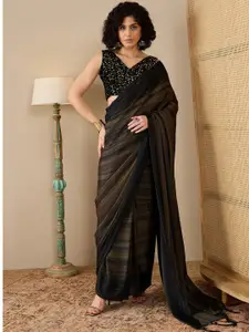 Mitera Striped Ready to Wear Saree