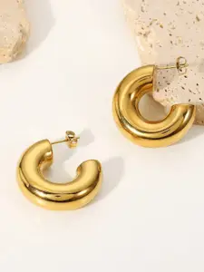 KRENOZ Classic Half Hoop Earrings
