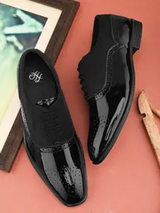 House of Pataudi Men Solid Oxfords Formal Shoes