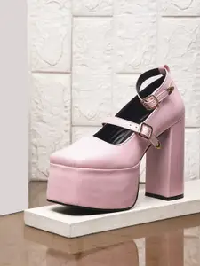 THE WHITE POLE Block Heel Sandals