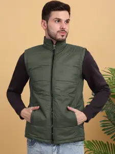 KLOTTHE Mock Collar Quilted Jacket