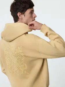 Trendyol Men Graphic Printed Hood Cotton Pullover Sweatshirt