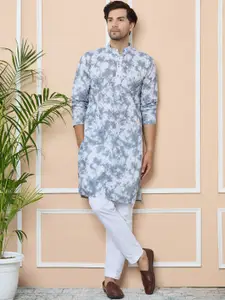 See Designs Men Printed Regular Pure Cotton Kurta with Pyjamas