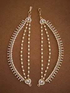 Kushal's Fashion Jewellery CZ-Studded Zircon Matil