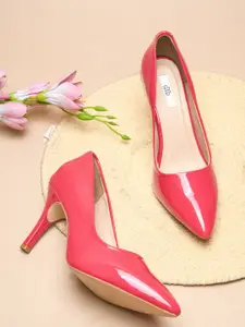 THE WHITE POLE Women Stiletto Closed Back Mules Heels