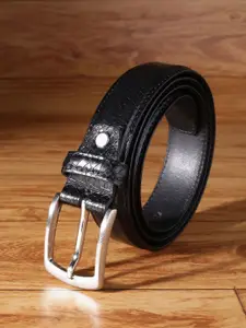 Peter England Men Textured Leather Formal Belt