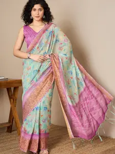 Mitera Floral Ready to Wear Banarasi Saree