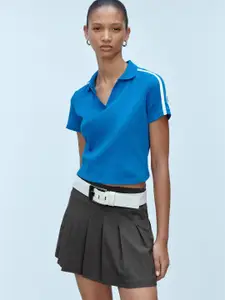 MANGO Pleated Mini Skirt