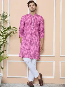 See Designs Men Printed Regular Pure Cotton Kurta with Pyjamas