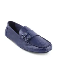 Tresmode Men Leather Slip-On Monks