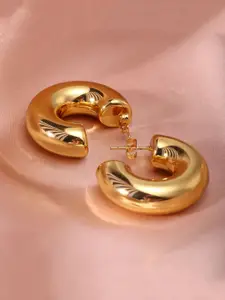 KRENOZ Classic Half Hoop Earrings