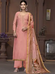 Maroosh Embellished Beads and Stones Unstitched Dress Material