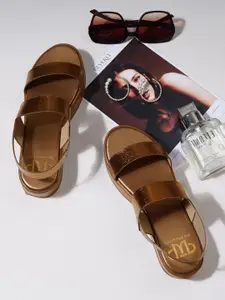 THE WHITE POLE Platform Heel Sandals