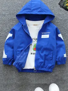 INCLUD Boys Hooded Open Front Jacket