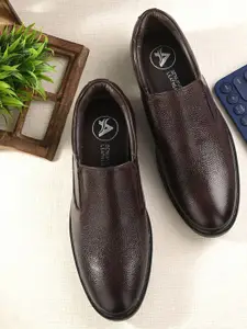 Auserio Men Leather Formal Slip-Ons