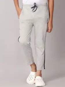 V-Mart Boys Mid-Rise Cotton Track Pants