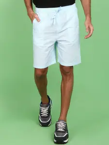 V-Mart Men Solid Mid-Rise Regular Shorts