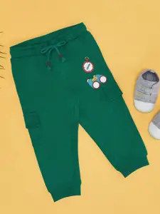 Pantaloons Baby Boys Solid Cotton Mid Rise Joggers