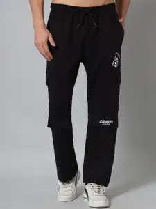 GRIFFEL Men Mid-Rise Cargo Track Pants
