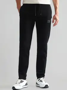 U.S. Polo Assn. Men Solid Cotton Slim-Fit Track Pants