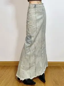 KPOP Women Straight Maxi Skirts