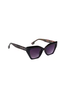 DressBerry Women Sunglasses with UV Protected Lens ES_60078-87-DB-2218-PUR-BKMC-CEBF