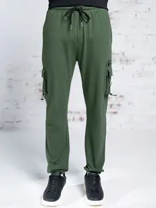 EDRIO Men Cotton Mid Rise Joggers